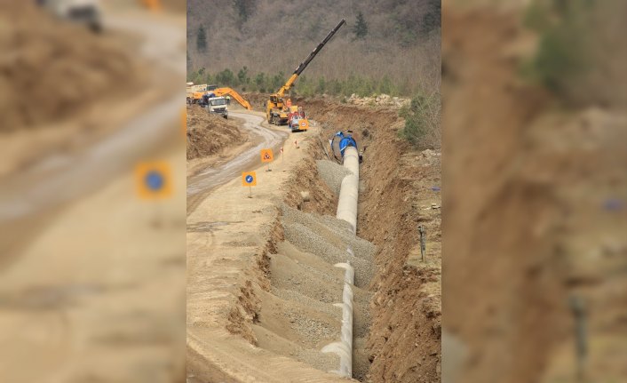 Trabzon'da içme suyu ve kanalizasyon çalışmaları