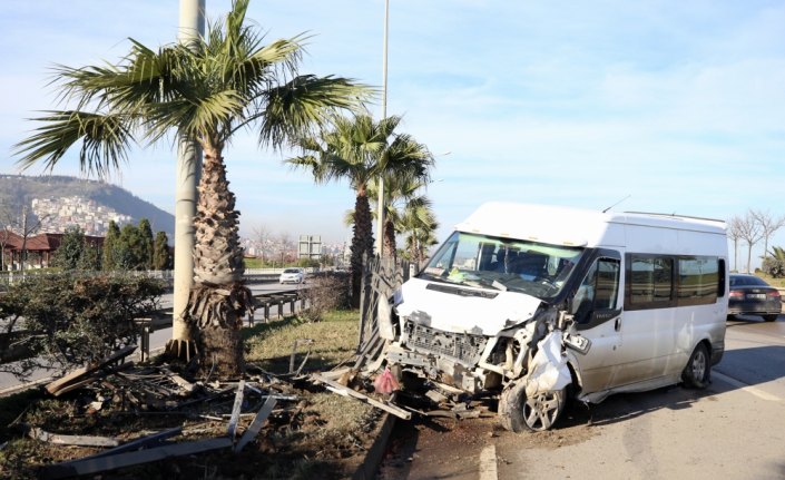 Trabzon'da trafik kazası: 2 yaralı