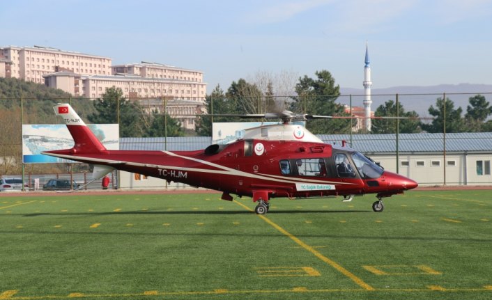 Ambulans uçak 8 yaşındaki Egemen için havalandı