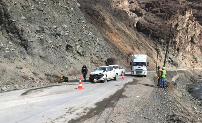 Artvin'de trafik kazası: 1 yaralı