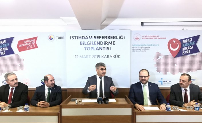 Karabük'te 6 bin kişilik istihdam hedefi