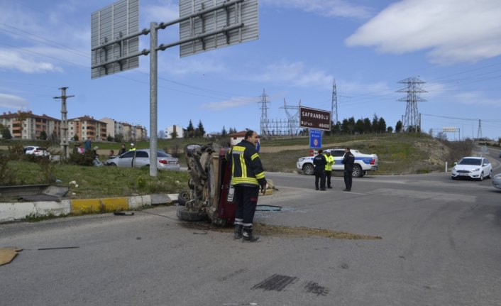 Karabük'te trafik kazası: 2 yaralı