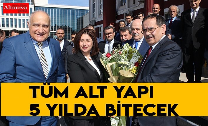 TÜM ALT YAPI 5 YILDA BİTECEK