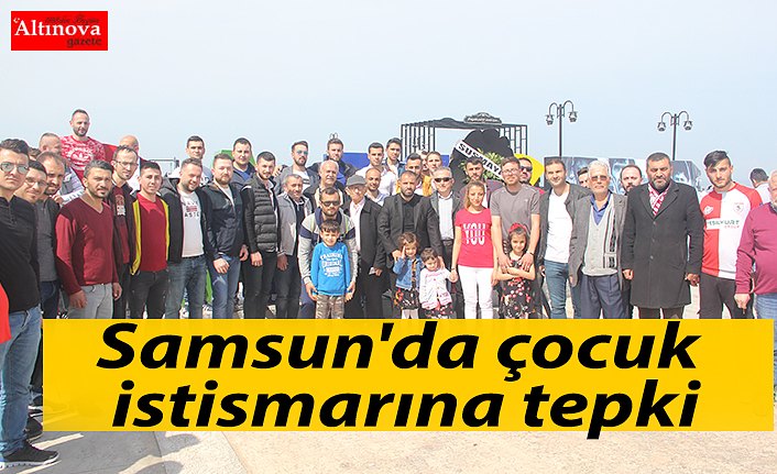 Samsun'da çocuk istismarına tepki