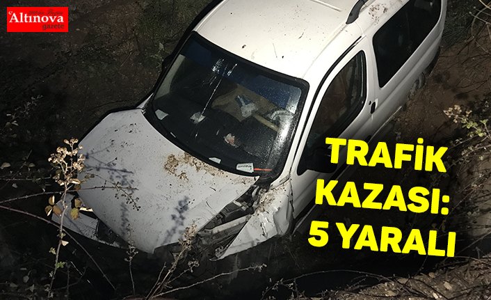 Trafik kazası: 5 yaralı