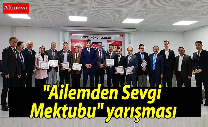 "Ailemden Sevgi Mektubu" yarışması