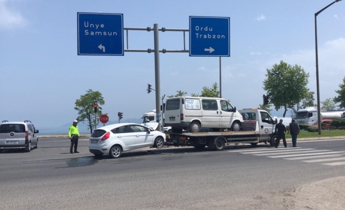 Ordu'da trafik kazası: 3 yaralı