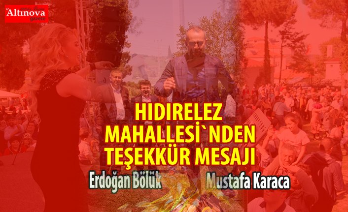 Teşekkür Mesajı