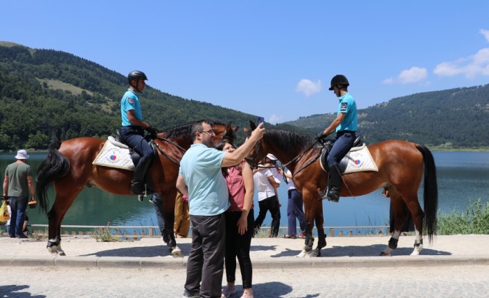 Abant atlı ve motorlu timlere emanet