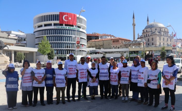 İşlerine dönmek için 70 gündür eylem yapıyorlar