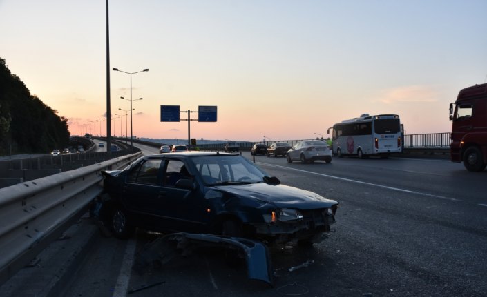 Samsun'da zincirleme trafik kazası: 2 yaralı