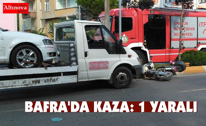 BAFRA'DA KAZA: 1 YARALI