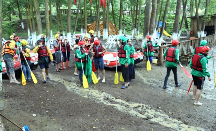 Melen Çayı'nda rafting turları başladı