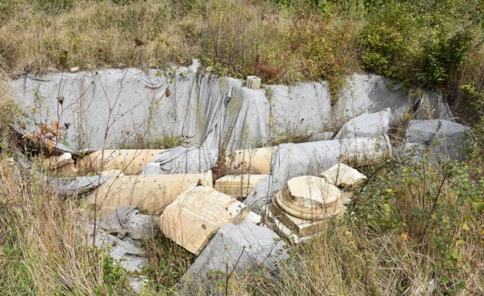 Amasra'da tapınak kalıntıları bulundu