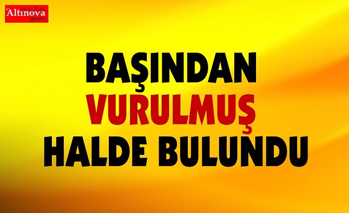 BAŞINDAN VURULMUŞ HALDE BULUNDU