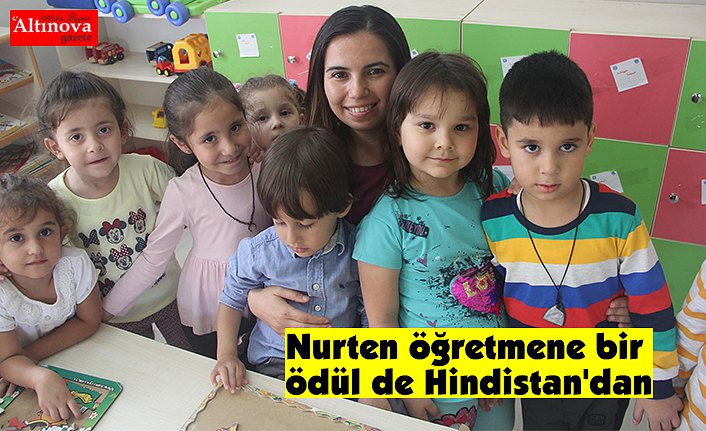 Nurten öğretmene bir ödül de Hindistan'dan