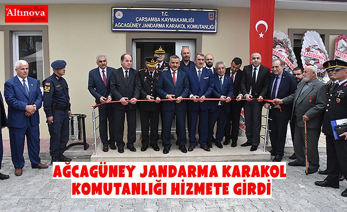 Ağcagüney Jandarma Karakol Komutanlığı hizmete girdi