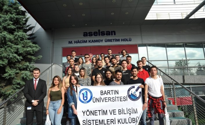 Bartın Üniversitesi öğrencileri ASELSAN'ı gezdi