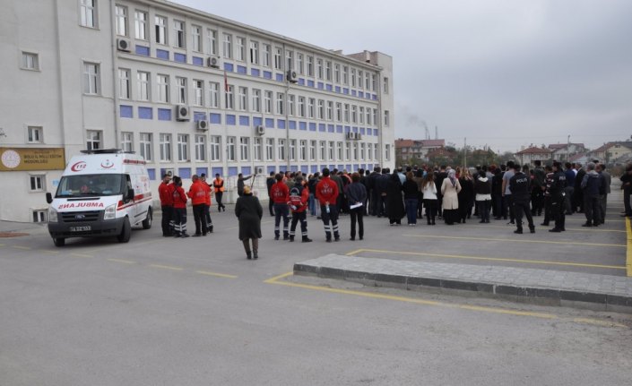 Bolu'da deprem ve yangın tatbikatı