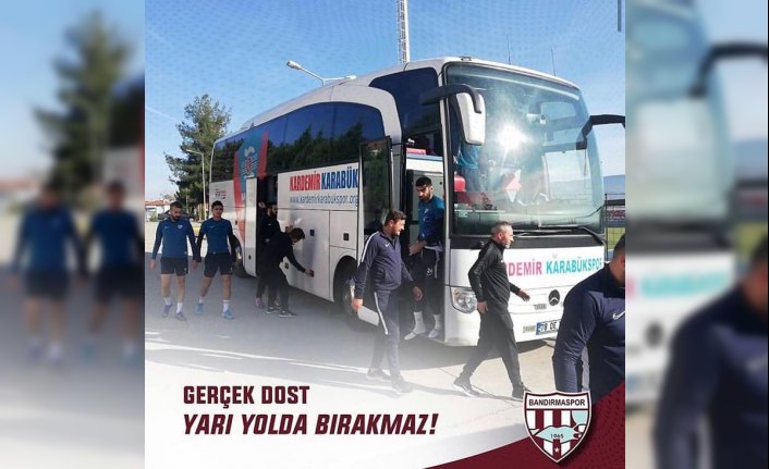 Kardemir Karabükspor'dan Bandırmaspor'a jest