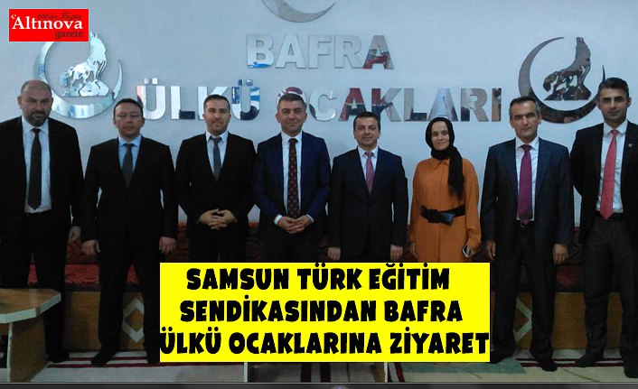 Samsun Türk Eğitim Sendikasından Bafra Ülkü Ocaklarına Ziyaret