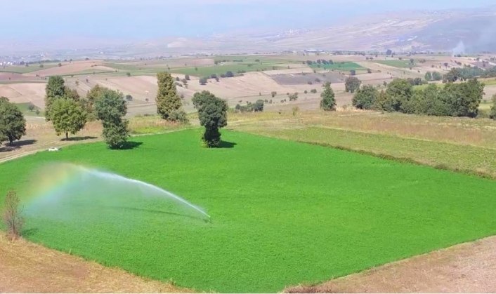 Samsun ve ilçelerinde 221 bin 280 dekar tarım arazisi sulandı