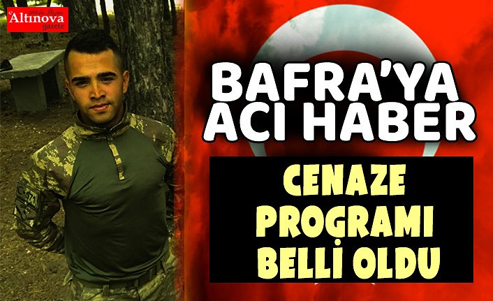 ŞEHİDİMİZİN CENAZE PROGRAMI BELLİ OLDU