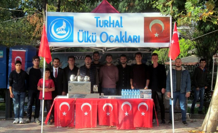 Turhal'da Mehmetçik'e destek için kampanya