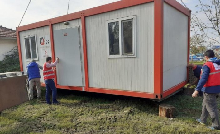 Türk Kızılayı'ndan afetzedelere ev yardımı