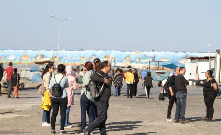 Pastırma yazı Akçakocalı turizmcilerin yüzünü güldürdü