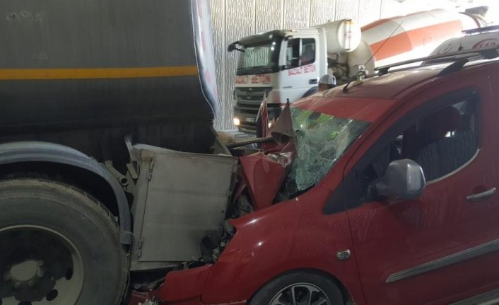 Trabzon'da zincirleme trafik kazası: 4 yaralı