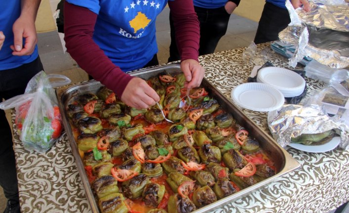 Yabancı öğrenciler yöresel lezzetlerini tanıttı