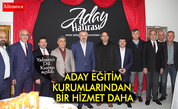 ADAY EĞİTİM KURUMLARINDAN BİR HİZMET DAHA