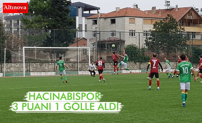 HACINABİSPOR 3 PUANI 1 GOLLE ALDI