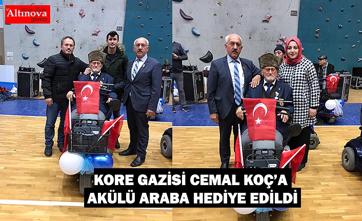 KORE GAZİSİ CEMAL KOÇ’A AKÜLÜ ARABA HEDİYE EDİLDİ