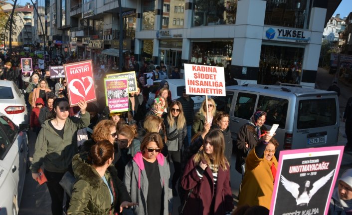 Ordu'da Ceren Özdemir için yürüyüş düzenlendi