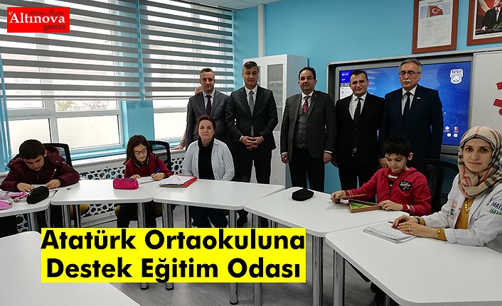 Atatürk Ortaokuluna Destek Eğitim Odası