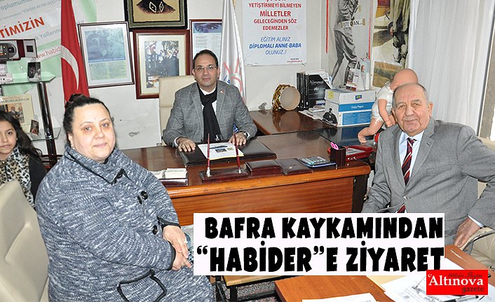 BAFRA KAYKAMINDAN “HABİDER”E ZİYARET