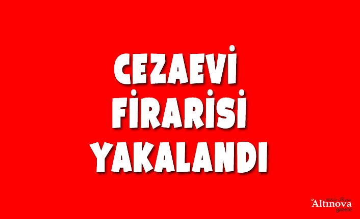 Cezaevi firarisi yakalandı