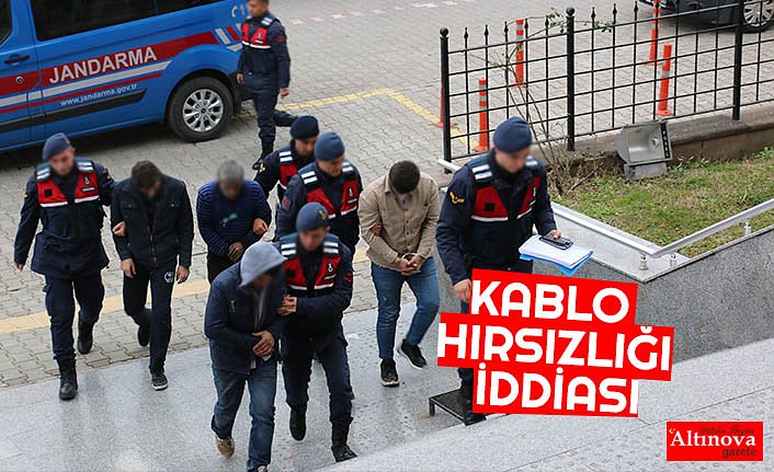 Kablo hırsızlığı iddiası