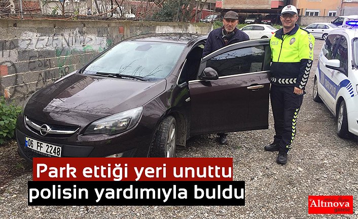 Park ettiği yeri unuttuğu aracını 3 gün sonra polisin yardımıyla buldu