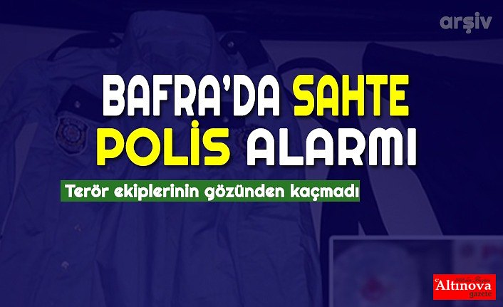 Sahte polis gerçek polise yakalandı