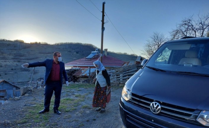 Ordu'da koronavirüsü yenen 80 yaşındaki kadın taburcu edildi