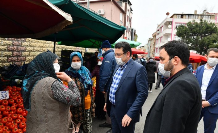 Ortahisar'da pazar denetlendi