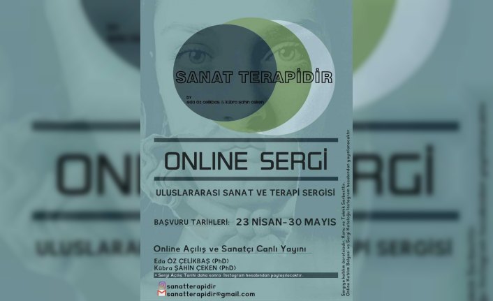 Öğretim üyeleri uluslararası online sergi açtı