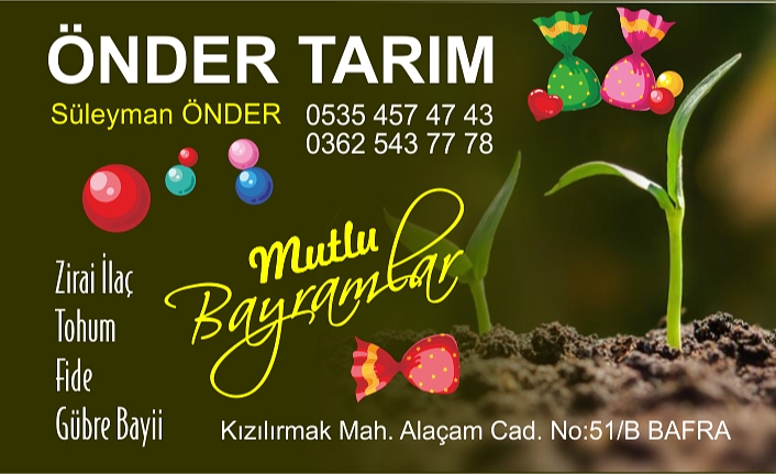 ÖNDER TARIM’DAN BAYRAM MESAJI