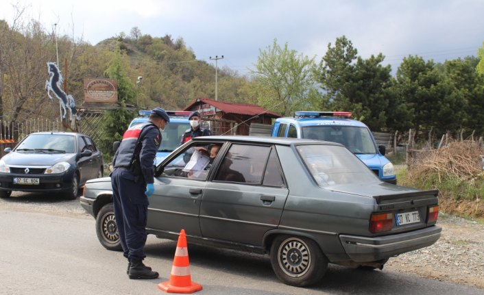 Tosya'da 200 güvenlik görevlisi koronavirüs nöbeti tutuyor