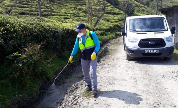 Trabzon'da vektörel mücadele çalışmalarına ağırlık verildi