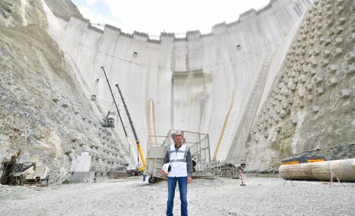 Yusufeli Barajı'nın yapımında son 50 metre