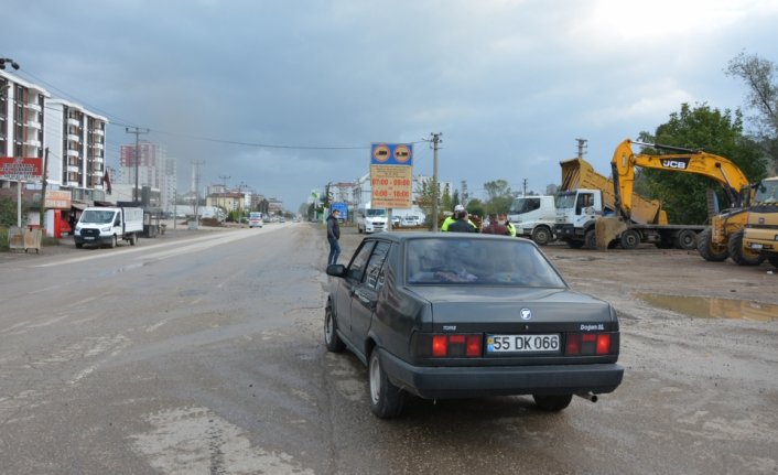 Ordu'da otomobilin çarptığı yaya yaralandı